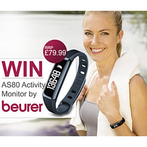 WIN a Beurer AS80 New Generation Activity Monitor & Stick to your fitness goals