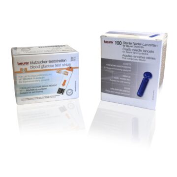 Beurer Blood Glucose Monitor Refill Pack for GL44 and GL50