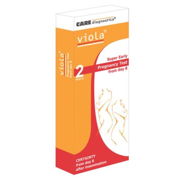Care Diagnostica Viola Super Early Pregnancy Test from day 8 (2 in pack) 1