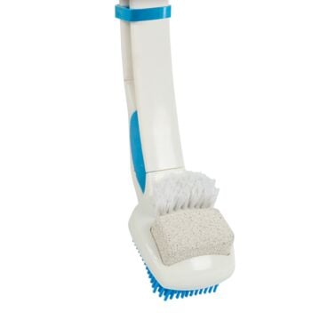 Ideaworks Extendable Handle Pedicure Foot Scrubbing Brush