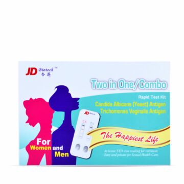 JD Biotech Trichomonas Vaginalis and Thrush 2 in 1 Home Test Kit 1