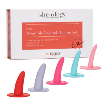 California Exotics She-Ology™ 5-Piece Wearable Vaginal Dilator Set.  1