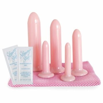 VuVa Smooth Vaginal Dilator Set includes Slippery Stuff Lubricant 1