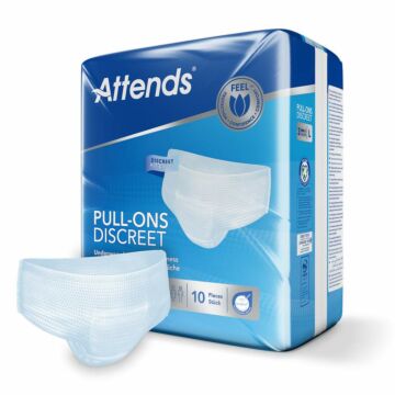 Attends Unisex Pull-on Discreet Underwear 10 Pack