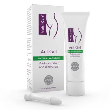 Multi-Gyn ActiGel is a unique, bio-active BV gel made from natural ingredients that restore and keep the vaginal flora healthy and balanced. It directly soothes itch, soreness, irritations, redness and sensitivity of the vaginal tissue. This multifunction