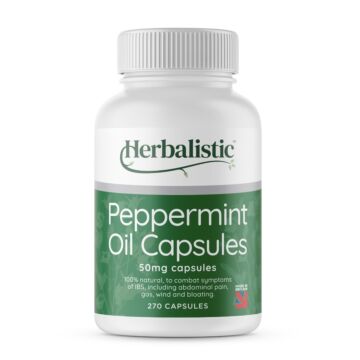 Herbalistic Peppermint Oil Capsules 50mg 0