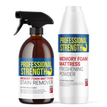 Professional Strength Cotton Fresh Memory Foam Stain Remover and Freshener Pack 2 1