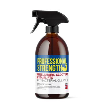 Professional Strength Antibacterial Cleaner for Wheelchairs, Scooters and Stairlifts 1