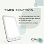 Osalis Compact 10000 Lux Daylight Therapy Lamp for SAD and Winter Blues 7
