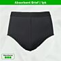 Zorbies Men's Washable Absorbent Incontinence Brief  2