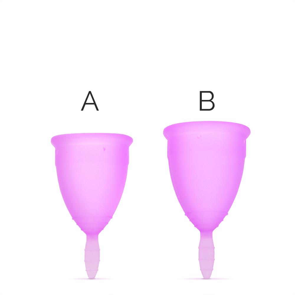 Kegel8 Menstrual Cup sizes