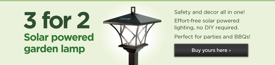 3 For 2 On Solar Lamps