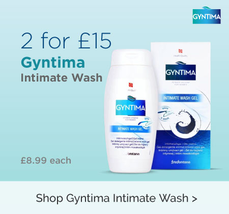 2 for £15 Gyntima Intimate Wash