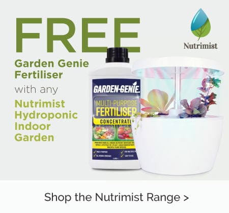 Free Garden Genie Fertiliser with Nutrimist Range