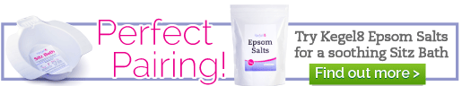 Try Kegel8 Epsom Salts for a soothing Sitz Bath