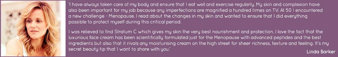 Linda Barker recommends Stratum C Menopause Protect Cream