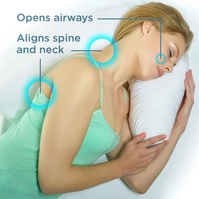 Natural Health Supports™ Orthopaedic Side Sleeper Pillow